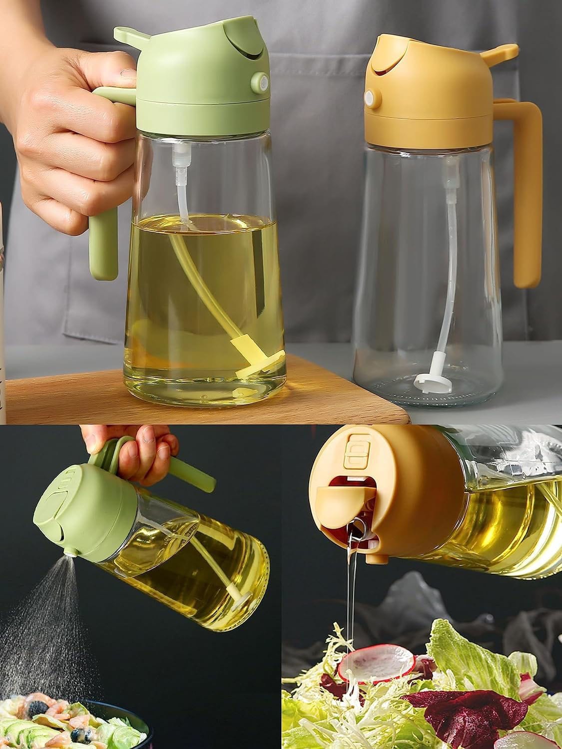 2 in 1 Olive Oil Dispenser - Drocket