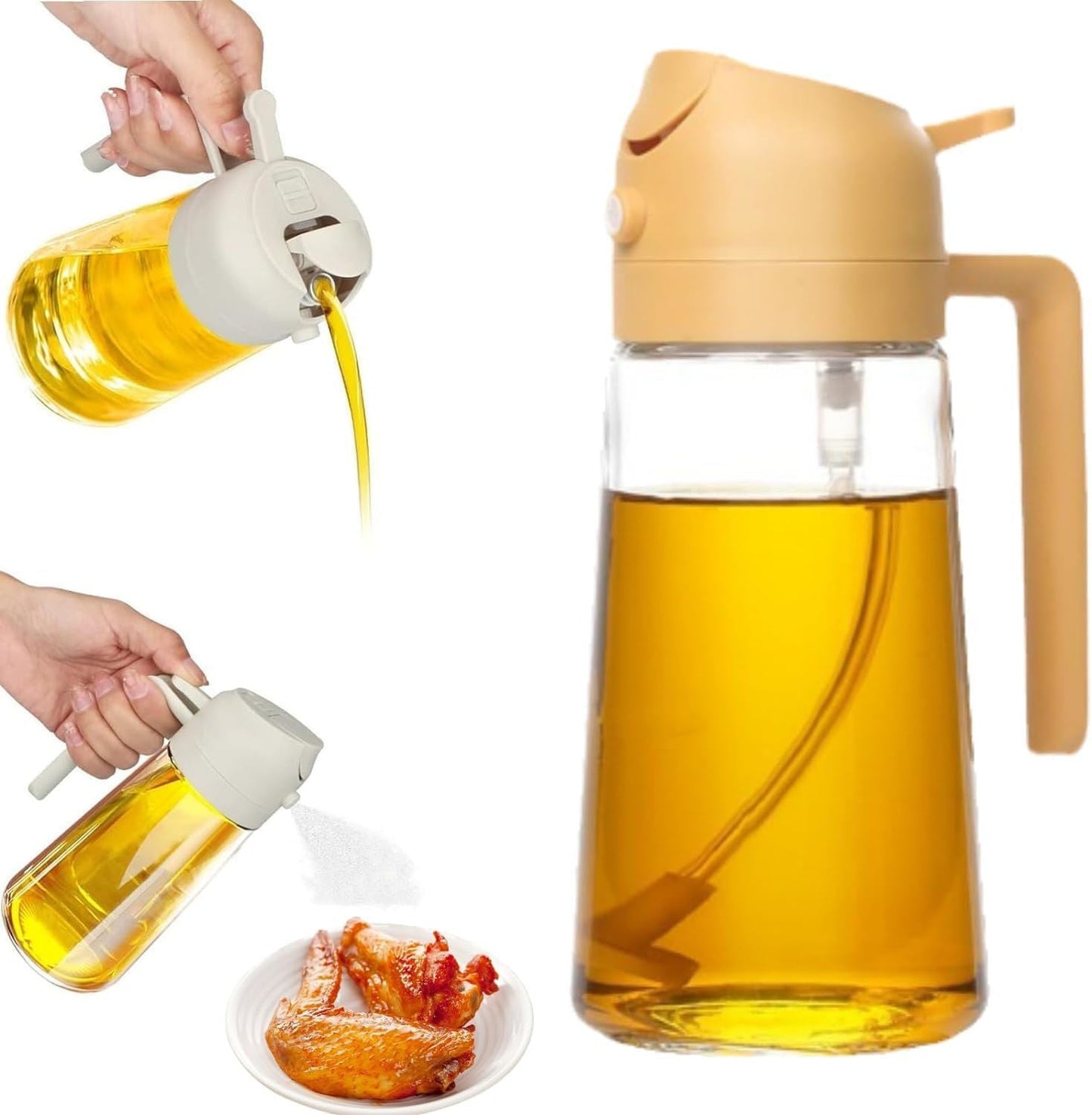 2 in 1 Olive Oil Dispenser - Drocket