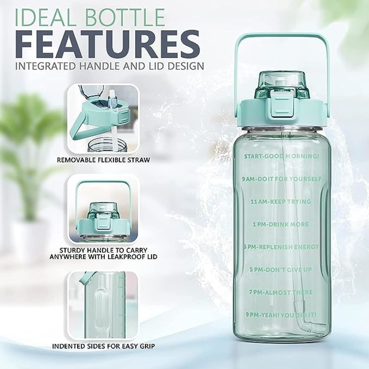 Motivational Sipper Bottle - 2 litre - Drocket