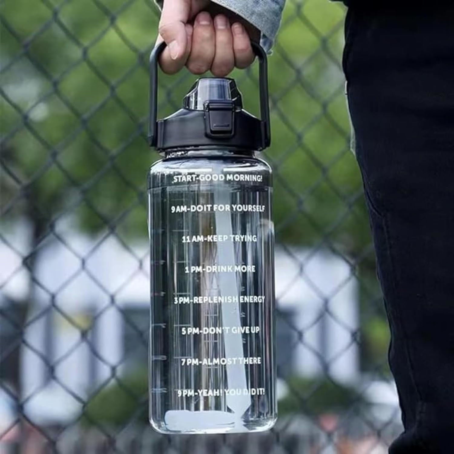 Motivational Sipper Bottle - 2 litre - Drocket