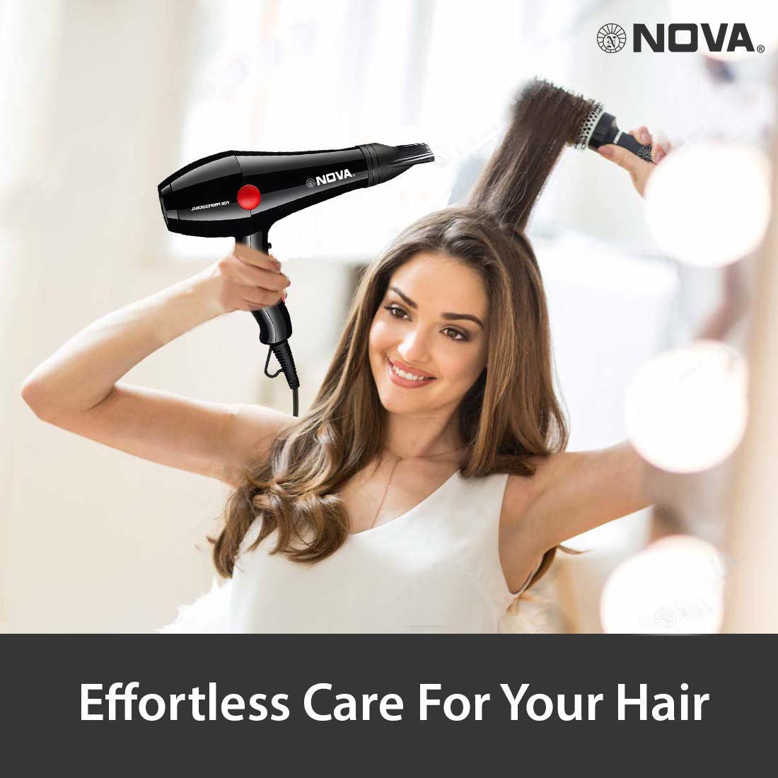 New Nova Big Hair Dryer (1800W) - Drocket