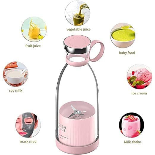 Portable USB Electric Juicer Mixer (420 ml) - Drocket