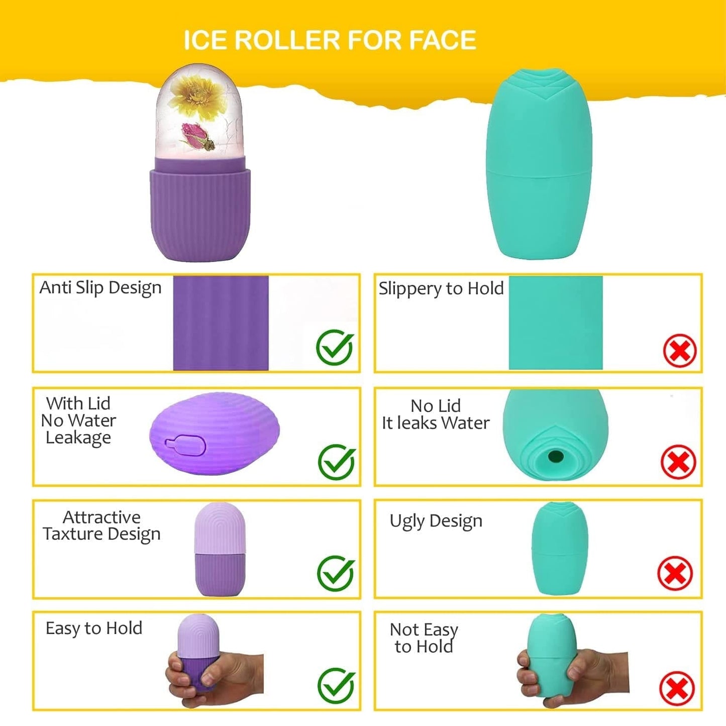 Silicone Ice Cube Massager - Drocket