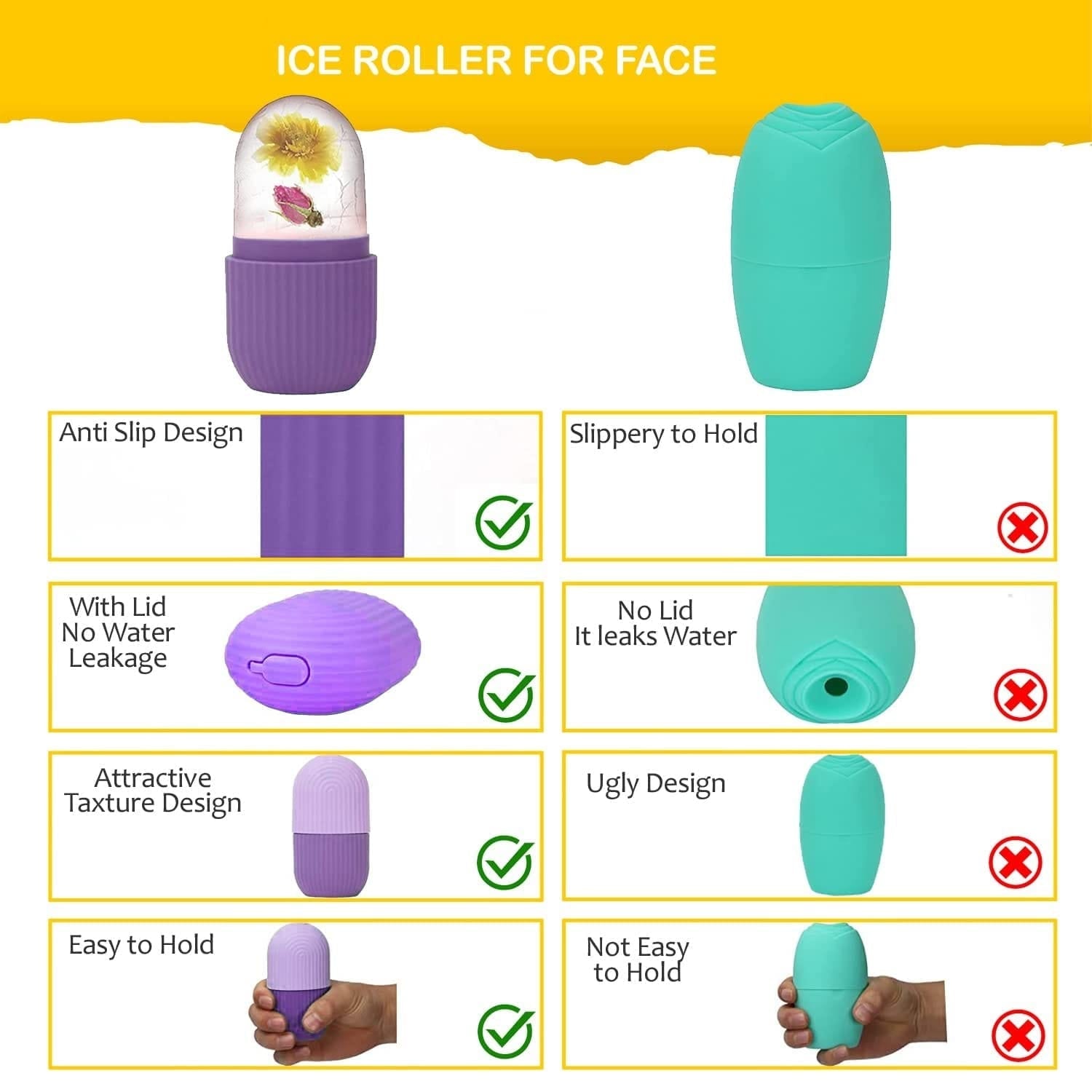 Silicone Ice Cube Massager - Drocket